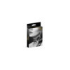 Collier en cuir noir SM avec lacet 